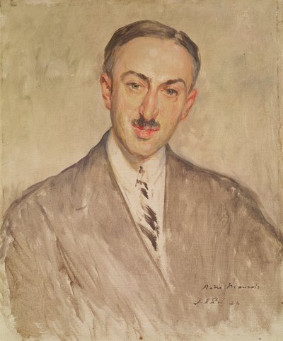 Study for the Portrait of Andre Maurois by Jacques Emile Blanche